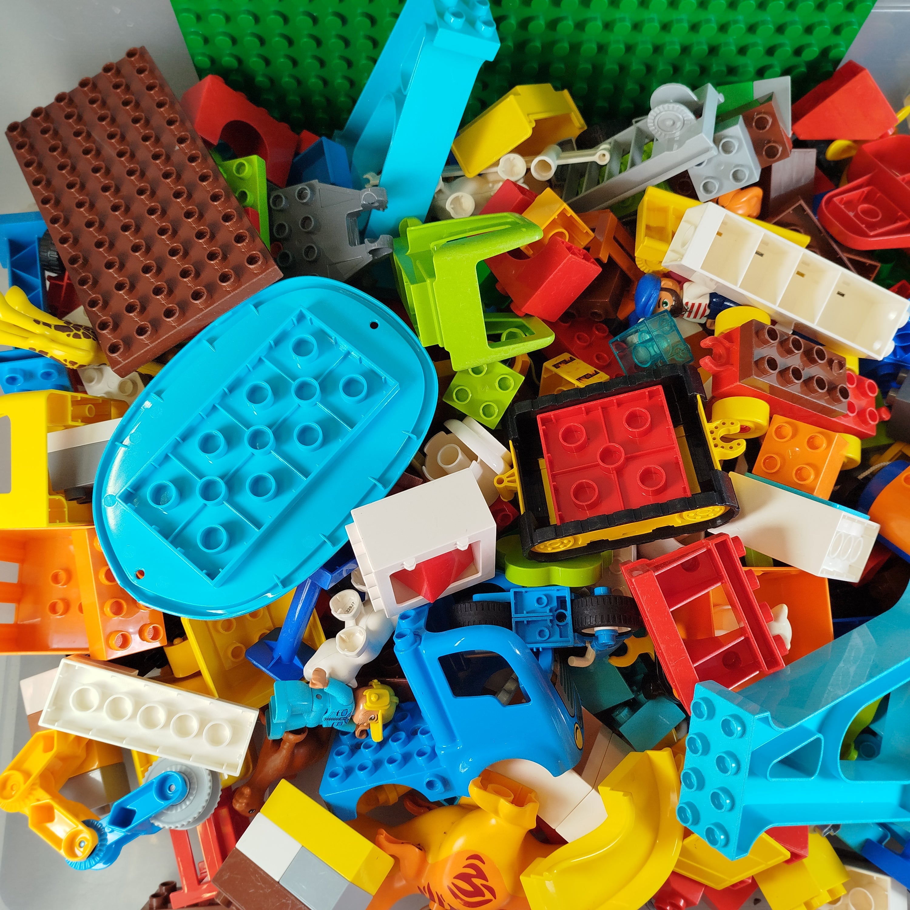 Konvolut LEGO Duplo ca. 5 kg Steine&Fig. gebraucht ab 3 4 5 Jahre | ✅ geprüft